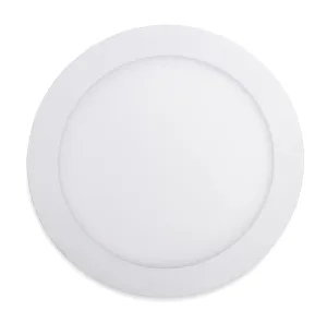 LED Solution Bílý vestavný LED panel kulatý 300mm 24W stmívatelný Barva světla: Studená bílá 102704_10292