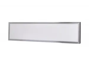 LED Solution Stříbrný přisazený LED panel s rámečkem 300 x 1200mm 40W Premium Barva světla: Teplá bílá 191015_191022
