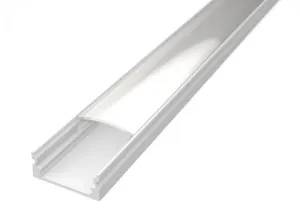 LED Solution Nástěnný profil pro LED pásky N3 bílý Vyberte variantu a délku: Profil + Nacvakávací opálový difuzor 2m 191278_091022