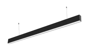 LED Solution Černé lineární závěsné LED svítidlo 40W Premium Barva světla: Teplá bílá 21882