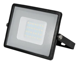 LED Solution Černý LED reflektor 30W Premium Barva světla: Studená bílá 402