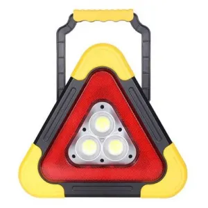 LED21 Multifunkční svítilna - výstražný trojúhelník 3x LED s powerbankou a solárním panelem #2071176