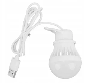 LED21 Závěsné campingové LED závěsné svítidlo s USB napájením, bílé