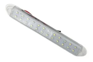 LED21 LED panel 4,8W 24x SMD2835 10-30V DC ( 2x12 ) 120st  12V / 24V IP67 TEPLÁ BÍLÁ