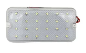 LED21 LED panel 4,8W 24x SMD2835 10-30V DC ( 4x6 ) 120st  12V / 24V IP67 TEPLÁ BÍLÁ
