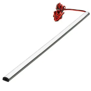 LED21 SADA 12V elastický gumový profil s LED páskem SMD2835 Studená bílá, 100cm