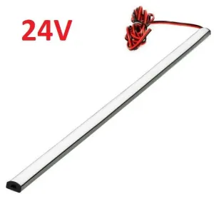 LED21 SADA 24V TIR elastický gumový profil s LED páskem SMD2835 Studená bílá, 100cm