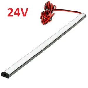 LED21 SADA 24V TIR elastický gumový profil s LED páskem SMD2835 Studená bílá, 50cm