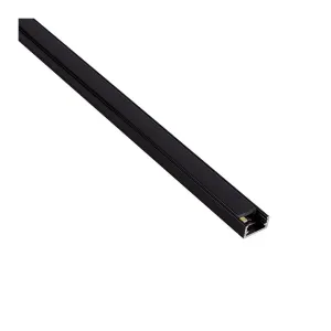 LED21 Komplet hliníkový profil  LINE MINI 2 m pro LED pásky, černý + černý difuzor