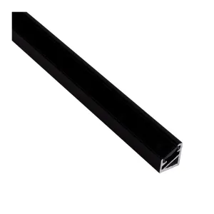 LED21 Komplet hliníkový profil TRI-LINE MINI 2m pro LED pásky, černý + černý difuzor
