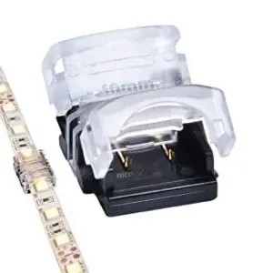 LED21 Spojka FIX CLICK pro jednobarevné LED pásky o šířce 10mm, pásek - pásek