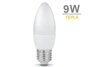 LED21 LED žárovka 9W 12xSMD2835 E27 675lm Teplá bílá