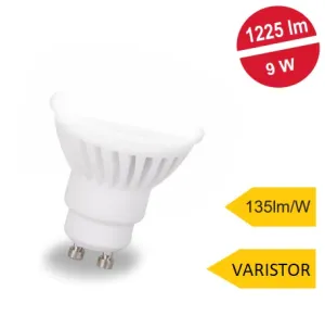 LED21 LED žárovka GU10 9W keramická - 230V studená bílá #4513198