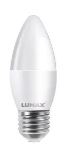 LUMAX LED žárovka svíčka 8W e27 640lm 3000K