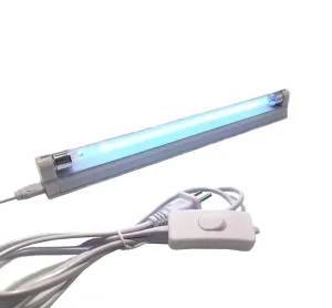 LED21 UV11 UV-UVC germicidní  lampa s vypínačem 8W T5 ULTRAFIALOVÁ