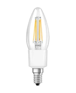 LED žárovka LED E14 B35 4W = 40W 2700K Teplá bílá 470lm 300° Filament LEDVANCE SMART+ WIFI Stmívatelná
