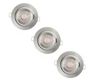 Ledvance Ledvance - SADA 3x LED Stmívatelné podhledové svítidlo SIMPLE LED/4,9W/230V