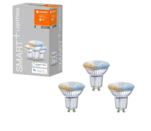 Ledvance SADA 3x LED Stmívatelná žárovka SMART+ GU10/5W/230V 2700K-6500K - Ledvance