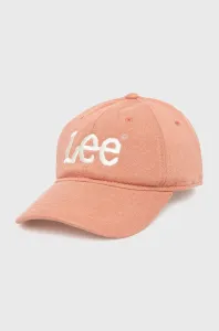 Čepice Lee oranžová barva, hladká