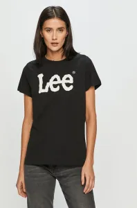 Lee logo Triko Černá
