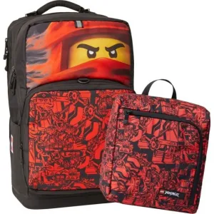 LEGO® Ninjago Red Maxi Plus školní batoh 2dílný set