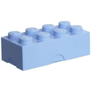 LEGO STORAGE - box na svačinu 100 x 200 x 75 mm - světle modrá