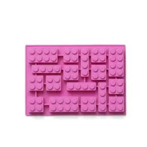 LEGO Iconic silikonová forma na led - růžová