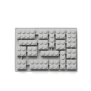 LEGO Iconic silikonová forma na led - šedá