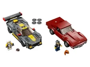 LEGO Speed Champions 76903 Chevrolet Corvette C8 R a 1968 Chevrolet Corvette