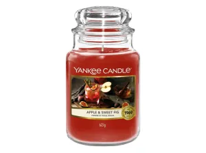 Yankee Candle Aromatická svíčka Classic velká Apple & Sweet Fig 623 g