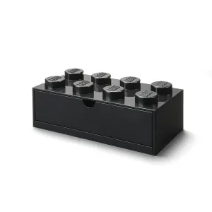 LEGO STORAGE - stolní box 8 se zásuvkou - černá