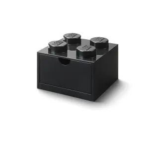 LEGO STORAGE - stolní box 4 se zásuvkou - černá