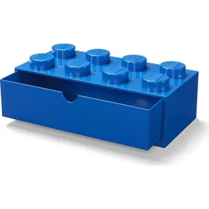 LEGO STORAGE - stolní box 8 se zásuvkou - modrá