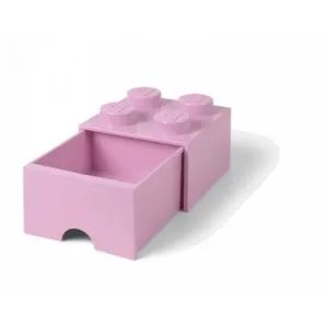 LEGO 40051738 Room Copenhagen Úložný box s šuplíkem 250x250x180mm - světle růžová
