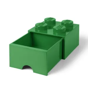 LEGO 40051734 Room Copenhagen Úložný box s šuplíkem 250x250x180mm - zelená