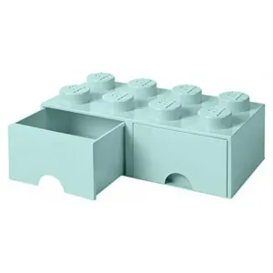 LEGO 40061742 Room Copenhagen Úložný box s šuplíkem 250x500x180mm - aqua