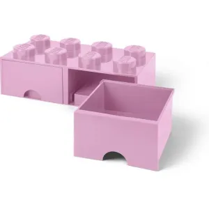 LEGO 40061738 Room Copenhagen Úložný box s šuplíky 250x500x180mm - světle růžová