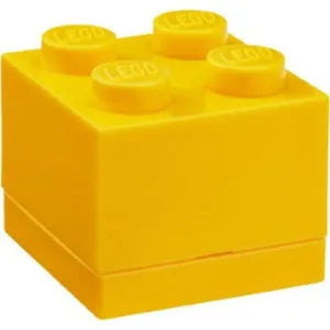LEGO® Mini Box 4,6 x 4,6 x 4,3 cm Žlutý