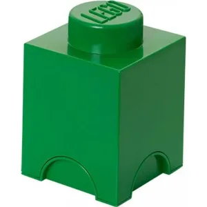 LEGO Úložný box 125 x 127 x 180 mm - tmavě- zelený