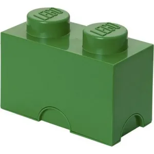 LEGO Úložný box 125 x 250 x 180 mm - tmavě- zelený