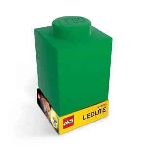 LEGO LED LITE - Classic Silikonová kostka noční světlo - zelená