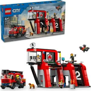 LEGO -  City 60414 Hasičská stanice s hasičským vozidlem