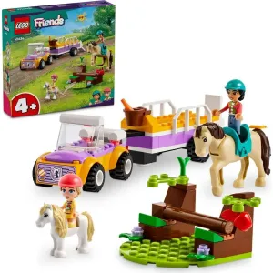 LEGO -  Friends 42634 Přívěs s koněm a poníkem