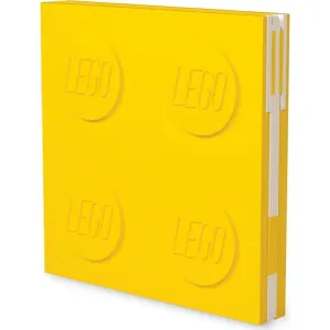 LEGO BAGS - Zápisník s gelovým perem jako klipem - žlutý