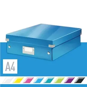 LEITZ WOW Click & Store A4 28.1 x 10 x 37 cm, modrá