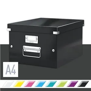 LEITZ WOW Click & Store A4 28.1 x 20 x 37 cm, černá