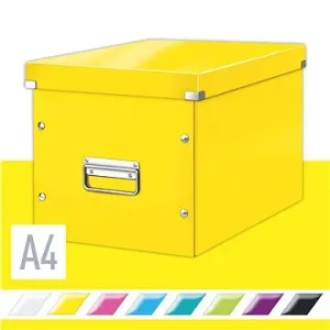 LEITZ WOW Click & Store A4 32 x 31 x 36 cm, žlutá