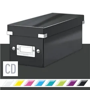 LEITZ WOW Click & Store CD 14.3 x 13.6 x 35.2 cm, černá