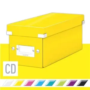 LEITZ WOW Click & Store CD 14.3 x 13.6 x 35.2 cm, žlutá