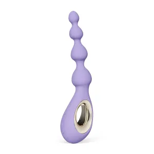 Vibrátor LELO Soraya Beads s análními korálky fialový